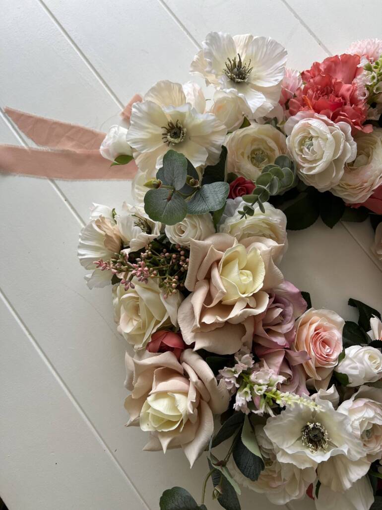 Summer flower crown, a vibrant selection of seasonal blooms.