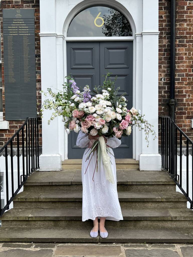 Impressive sized bouquet designed for exclusive occasions, can make a bold statement on any special day.