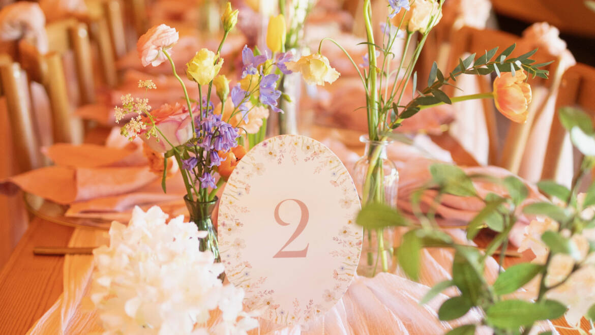 A pastel dream unfolding through the tipi, where flowers whisper like soft confetti and greenery drapes like a gentle, floating veil, turning the space into a cloud of romance and light